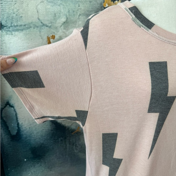 Easel | Lightening Bolt Comfy Long Dress - Picture 5 of 9